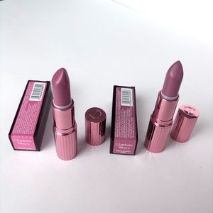 CHARLOTTE TILBURY K.I.S.S.I.N.G Lipstick set of 2: Red Carpet Pink + Candy Chic